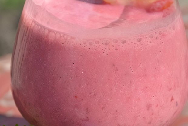 Вишнево-банановый смузи