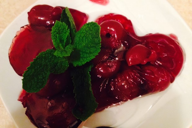 Вишневое желе