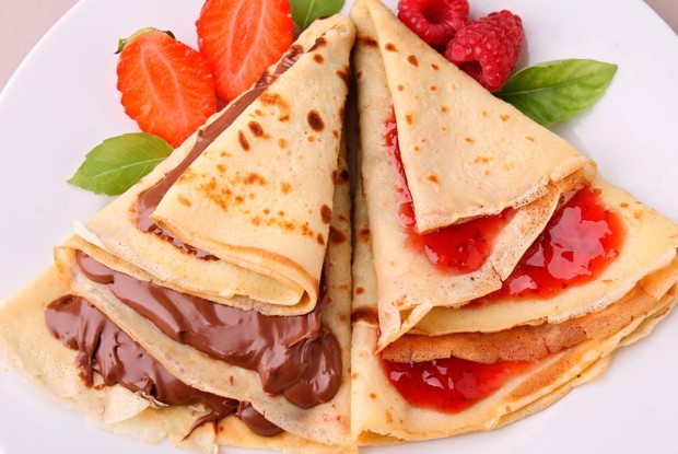 Вкусные блинчики на молоке и воде