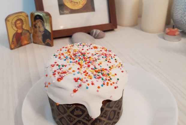 Влажный пасхальный кулич