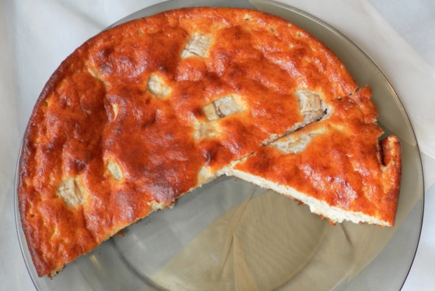 Воздушная творожно-банановая запеканка