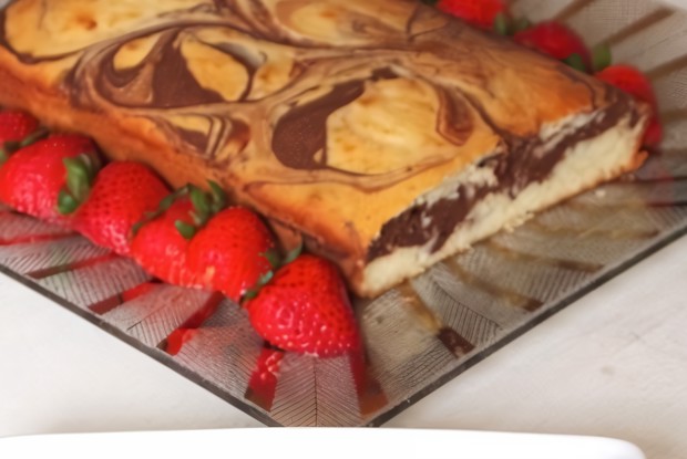 Воздушный мраморный пирог