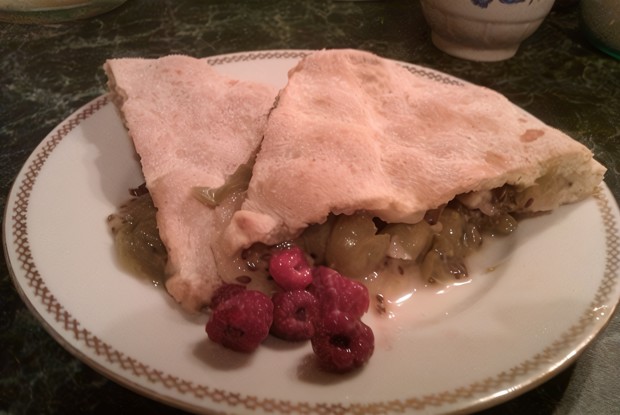 Воздушный пирог из крыжовника