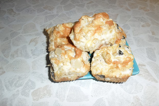 Воздушное пирожное из мюсли