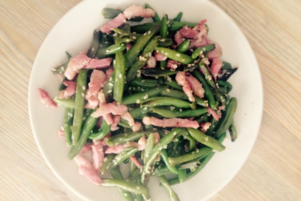 Второе из стручкового гороха