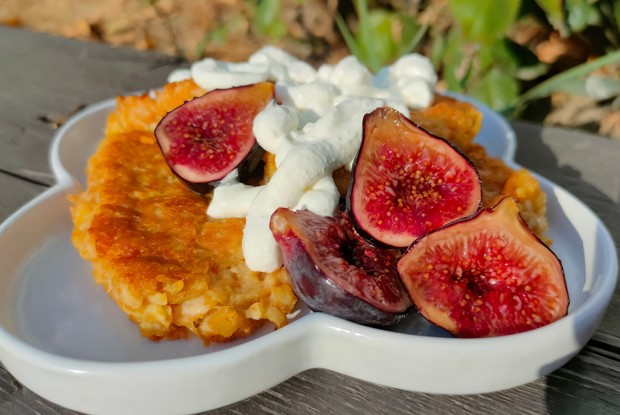 Яблочные ПП-оладьи