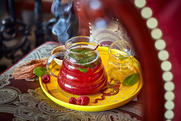 Ягодный чай с Лапсанг Сушонг