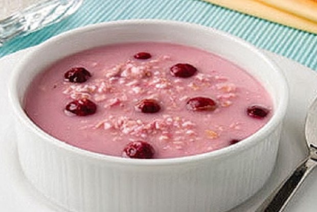 Ягодный суп с овсянкой