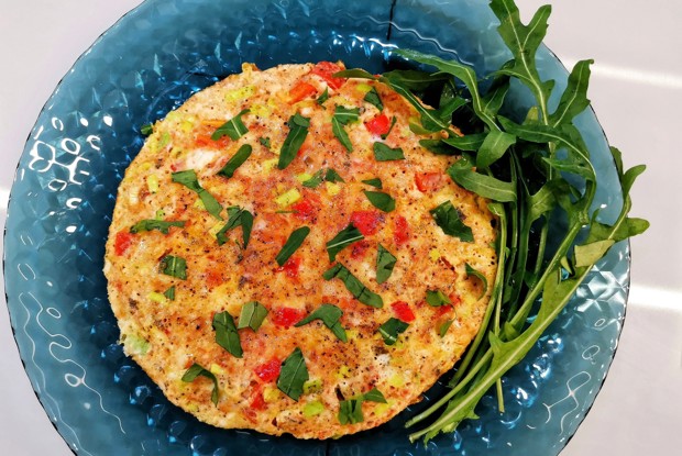 Яичница с перцем рамиро