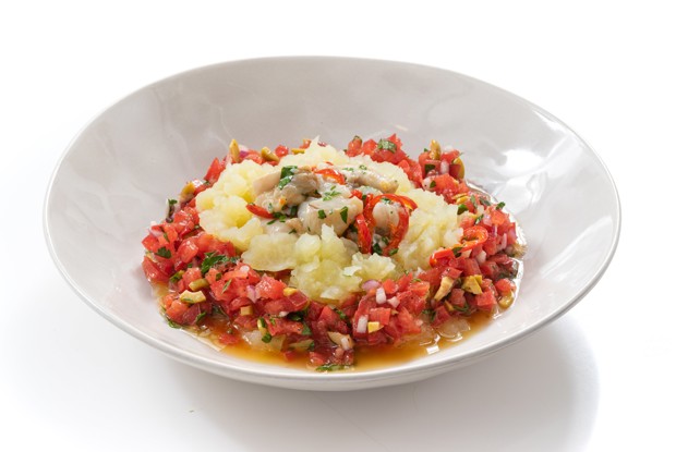 Язычки трески в нежном соусе