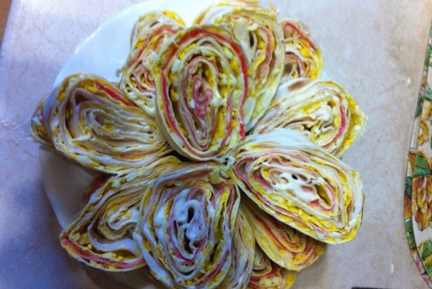 Закуска из лаваша «Крабовая»