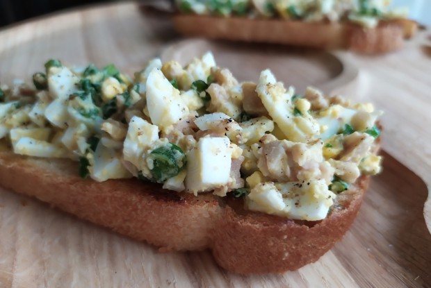 Закуска из печени трески