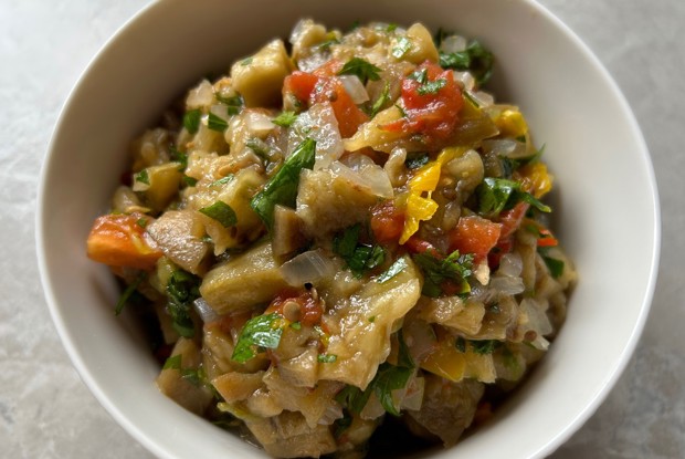 Закуска из запеченных овощей