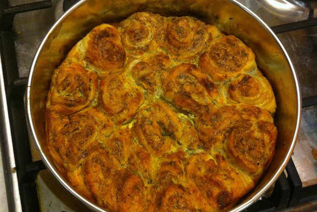 Закусочный пирог с брынзой