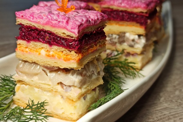 Закусочный пирог «Шуба»