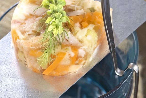 Заливное из лосося