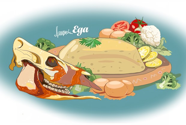 Заливное из телячьей головы