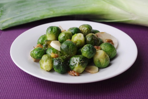 Запеченная брюссельская капуста