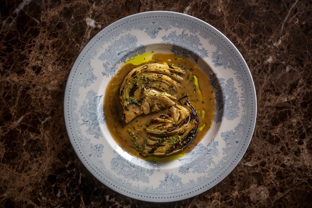 Запеченная капуста в трюфельном соусе