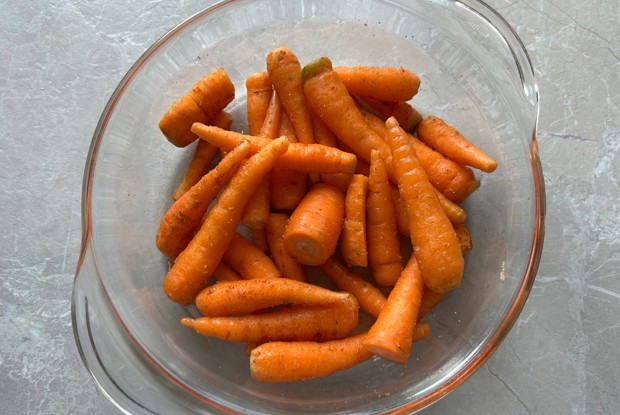 Запеченная морковь