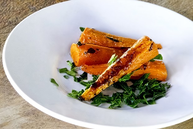 Запеченная морковь