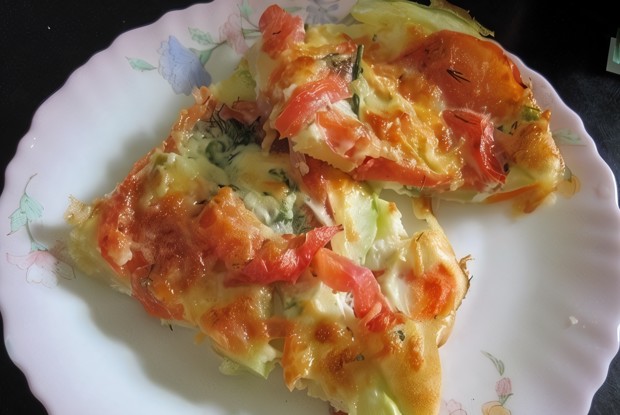 Запеченные в молочном соусе овощи