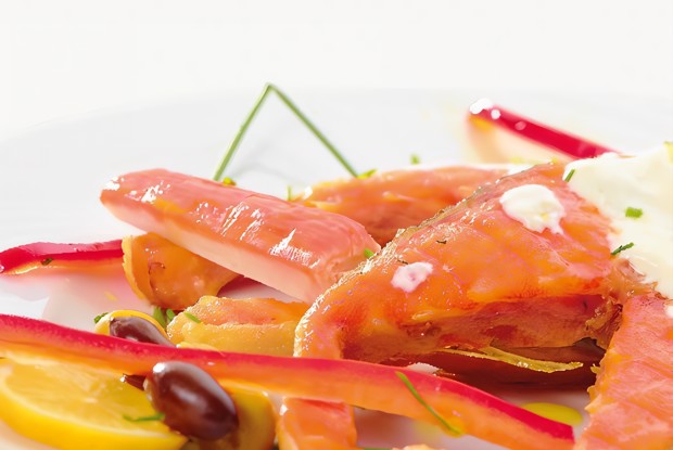 Запеченный лосось