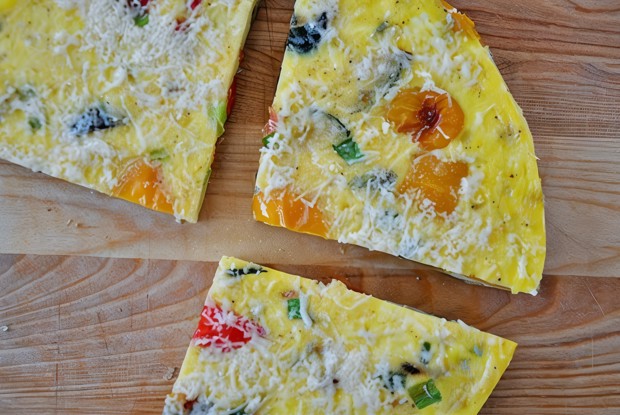 Запеченный овощной омлет