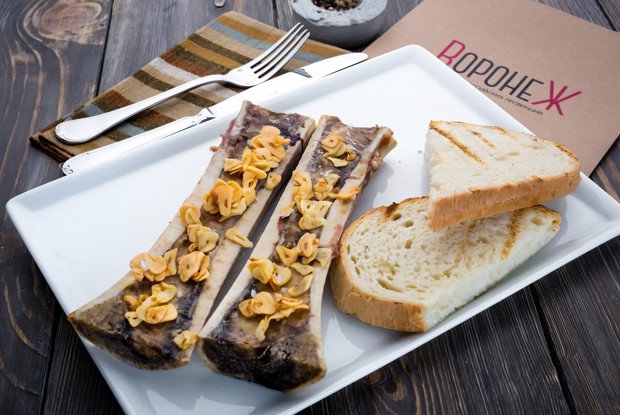 Запеченные мозговые кости