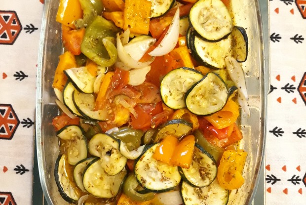 Запеченные в духовке овощи