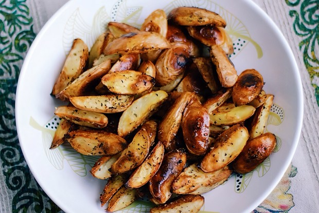 Запечённый картофель с итальянскими травами