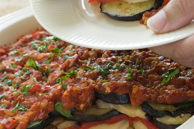 Запеканка из баклажанов