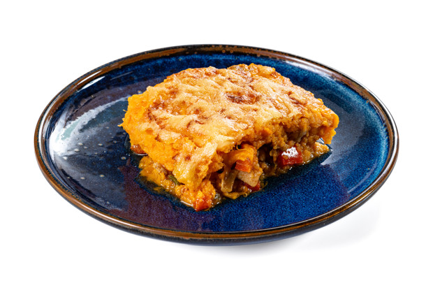 Запеканка из батата с курицей