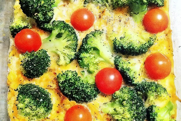 Запеканка из брокколи и черри