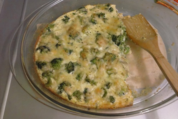 Запеканка из брокколи с сыром