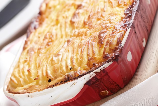 Запеканка из фасоли и картофеля