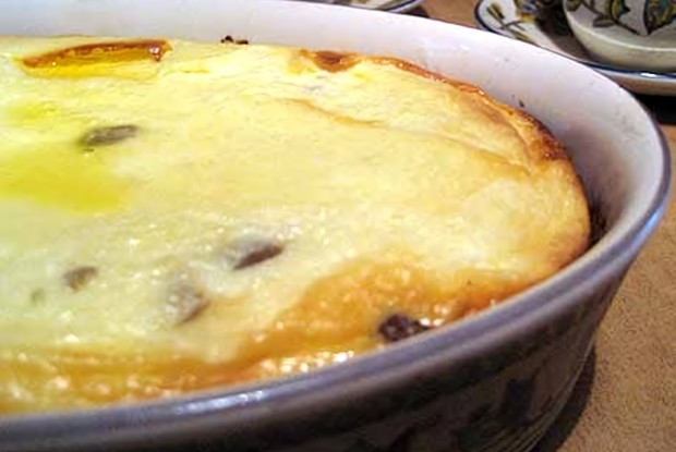 Запеканка из гороха и картофеля