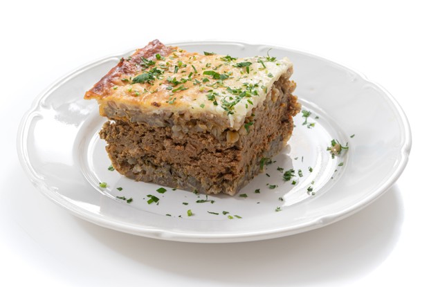 Запеканка из гречки с печенкой