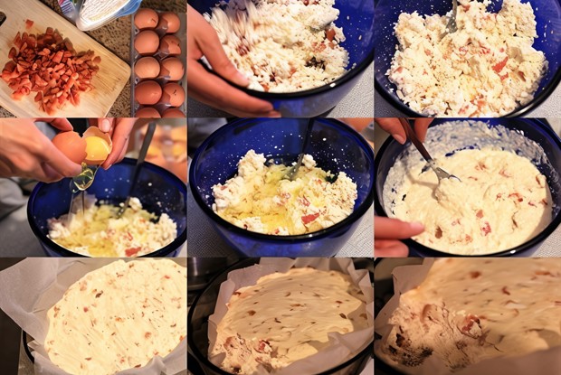 Запеканка из обезжиренного творога с курагой