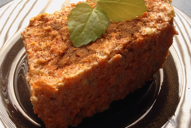 Запеканка морковная с творогом