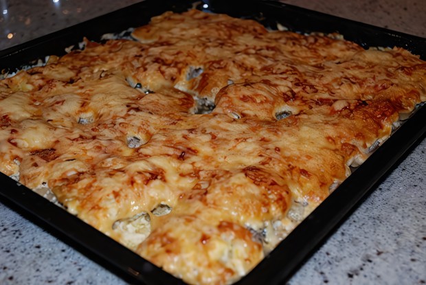 Запеканка с баклажанами и свининой