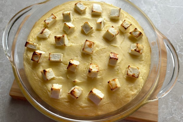 Запеканка с фаршем и картофелем