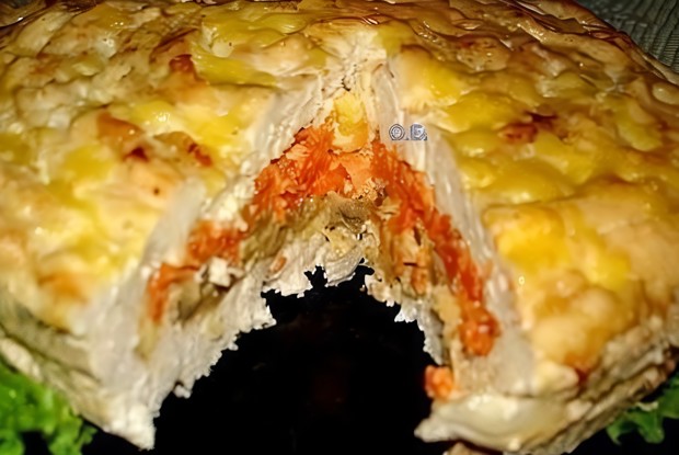 Запеканка с курицей