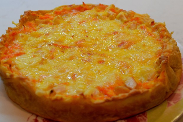 Запеканка с морковью и курицей