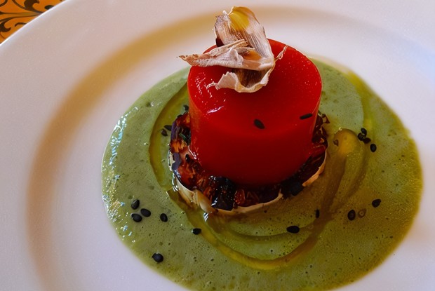 Заправка из тофу с рукколой