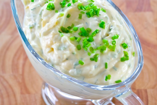 Зеленый майонез