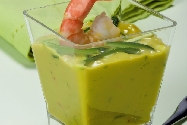 Зеленый соус с хреном