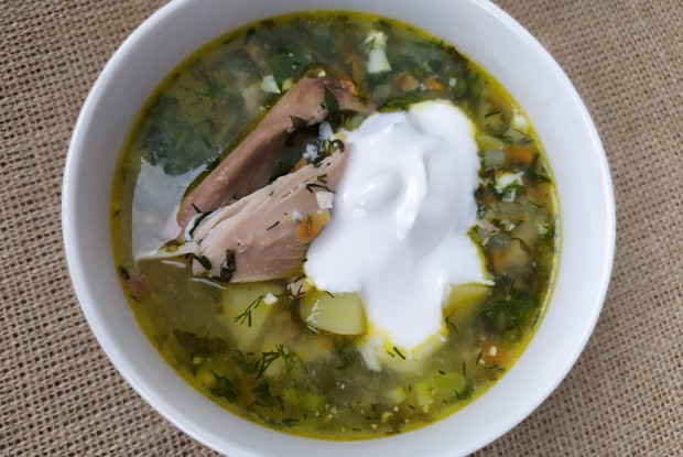 Зеленый борщ