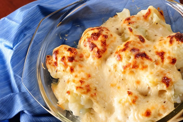 Жареная цветная капуста с бальзамическим уксусом и пармезаном