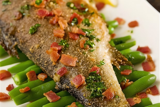 Жареная форель